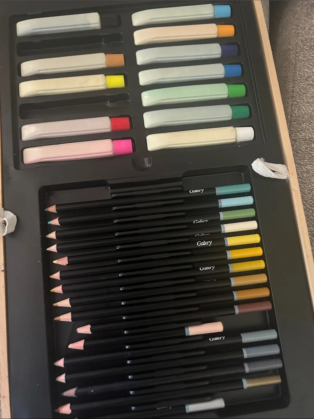 Gallery Assorted Marker and Pencil Art Set - Multicolor A few pieces are missing